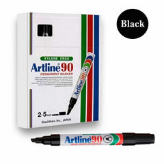 Artline 90 Permanent Marker – Chisel Tip 2–5mm, Black