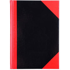 Cumberland Black & Red Gloss Notebook A5 – 200 Leaf (43110CM)