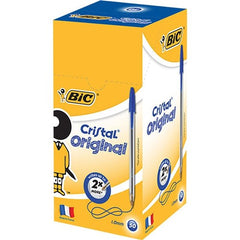 Bic Cristal Original Ballpoint Pen Medium 1mm Blue Box of 50