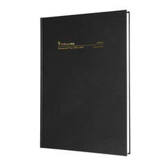 Collins Financial Year Diary A4 Week To View Black