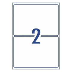Avery Waterproof Laser Shipping Labels – 199.6 x 143.5mm, Permanent, 20 Labels (10 Sheets)