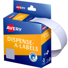 Avery Label Dispenser – Rectangle 19 x 19mm, White