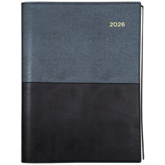 Collins Vanessa 145.V99 Diary – Day-to-Page, A4, Black