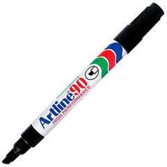 Artline 90 Permanent Marker – Chisel Tip 2–5mm, Black
