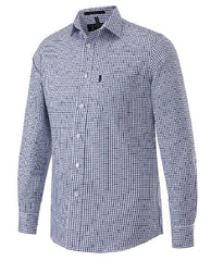 CSU Reddies Men's Classic Fit Long Sleeve Cotton Shirt – Navy & White