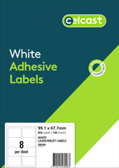 Celcast Labels 99.1 x 67.7mm – 8 Up