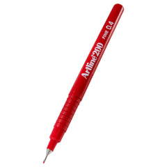 Artline 200 Fineliner Pen 0.4 mm – Red (Box of 12)