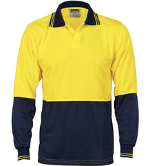 DNC HiVis Two Tone Food Industry L/S Polo