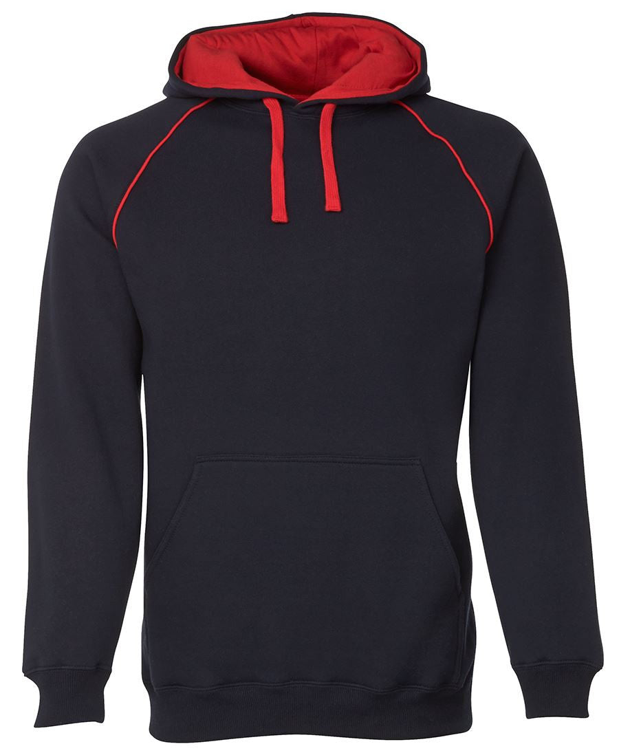 Contrast Fleecy Hoodie