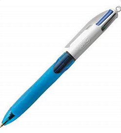 Bic 4 Colours Original Ballpoint Pens Retractable Medium 1mm