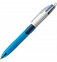 Bic 4 Colours Original Ballpoint Pens Retractable Medium 1mm