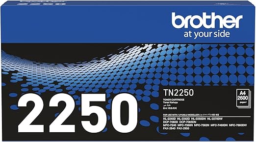Brother TN-2250 Toner Cartridge High Yield Black