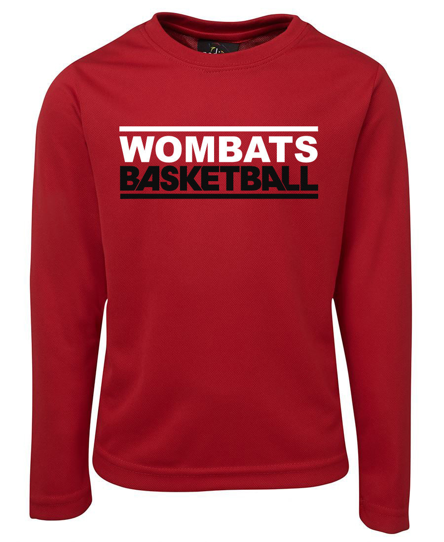 CSU Wombats Long Sleeve Poly Tee