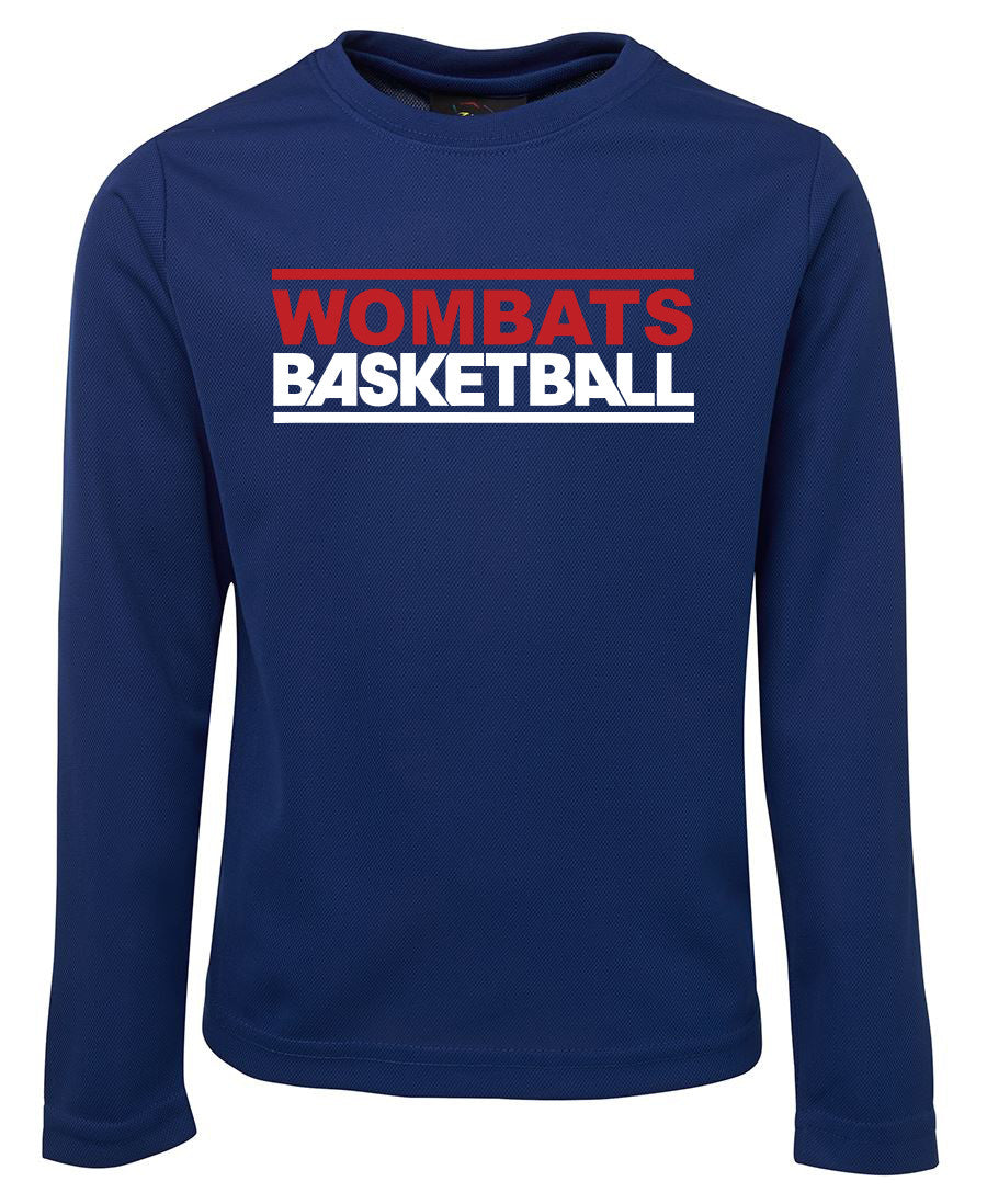 CSU Wombats Long Sleeve Poly Tee