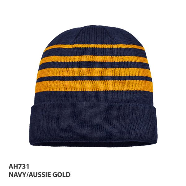 Acrylic Stripe Beanie