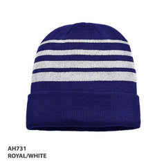 Acrylic Stripe Beanie