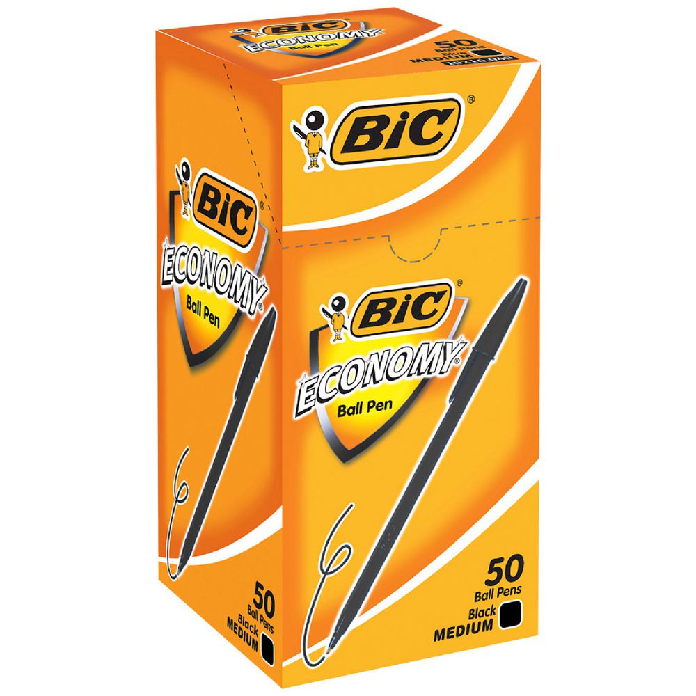 BIC ECONOMY BALLPOINT PENS MEDIUM