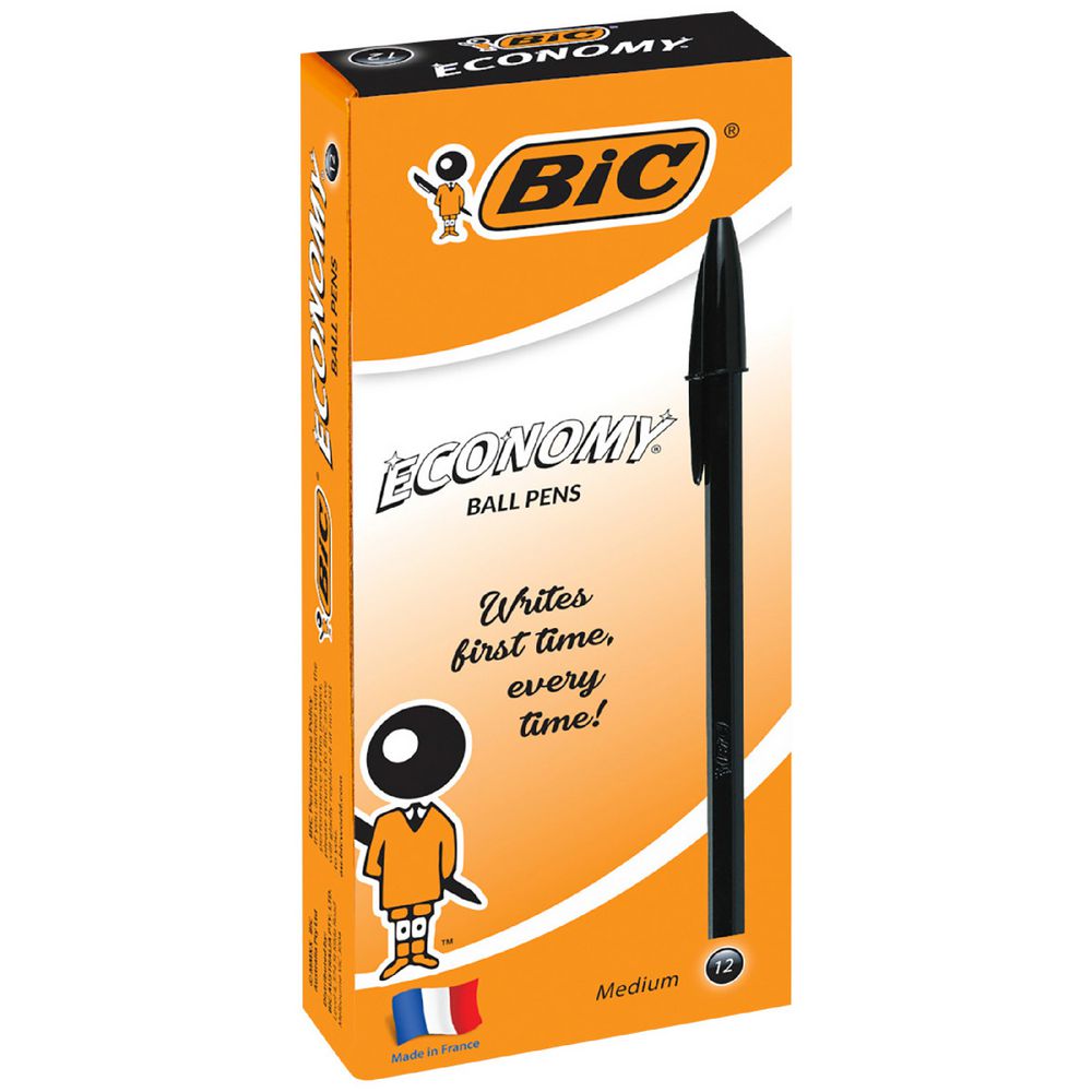 BIC ECONOMY BALLPOINT PENS MEDIUM