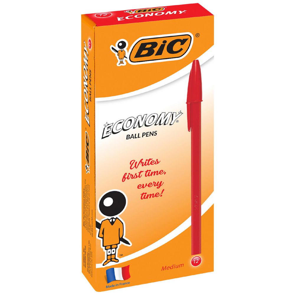 BIC ECONOMY BALLPOINT PENS MEDIUM