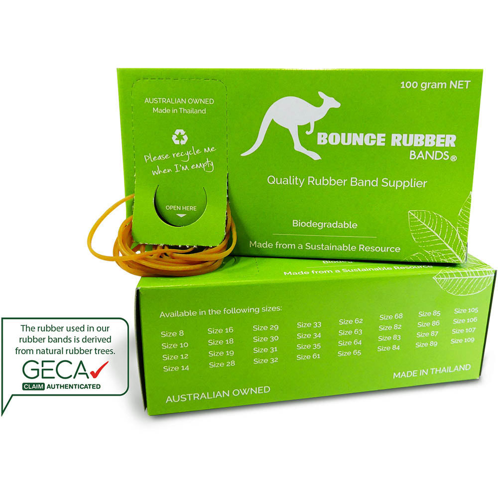 Bounce Rubber Bands, Size 65, 100g