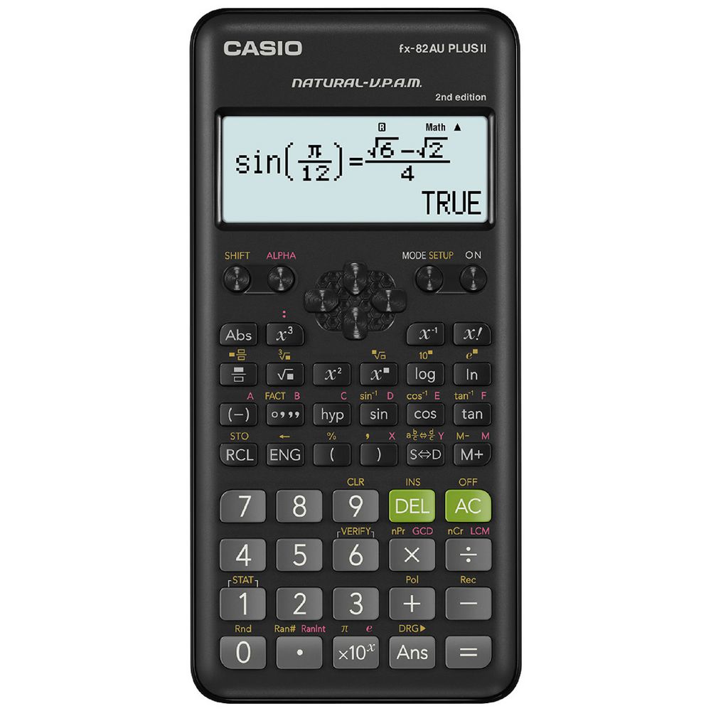 Casio FX-82AU PLUS II Scientific Calculator – 2nd Edition