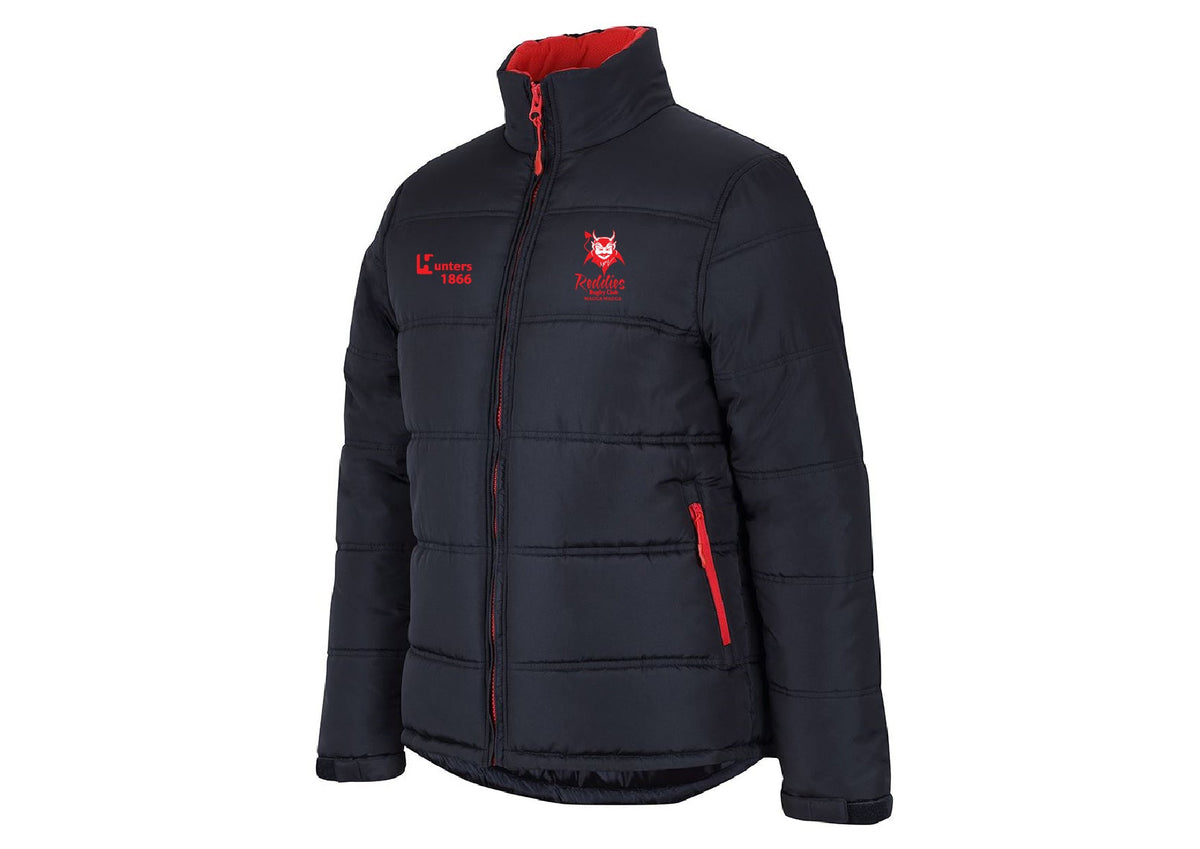 CSU REDDIES PUFFER JACKET BLK/RED