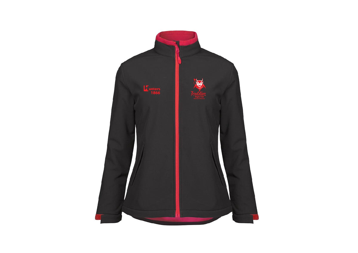 CSU REDDIES SOFTSHELL JACKET BLK/RED
