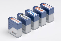Deskmate Pre Ink Stamp E06 Entered (Date & By) Red