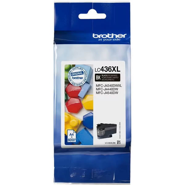 Brother LC436XL High Yield Black Ink Cartridge