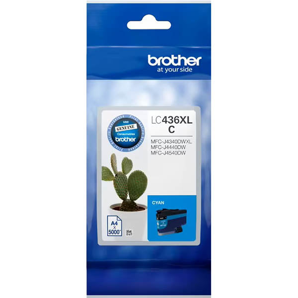 Brother LC436XL High Yield Cyan Ink Cartridge