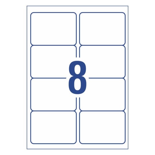 Avery Waterproof Laser Shipping Labels – 99.1 x 67.7mm, Permanent, 80 Labels (10 Sheets)