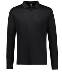 Action Mens Long Sleeve Polo