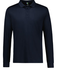 Action Mens Long Sleeve Polo