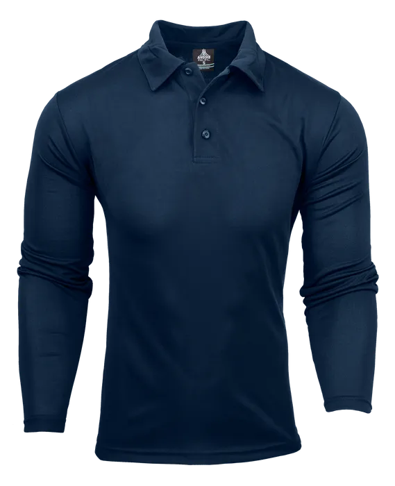 Botany Long Sleeve Mens Polo