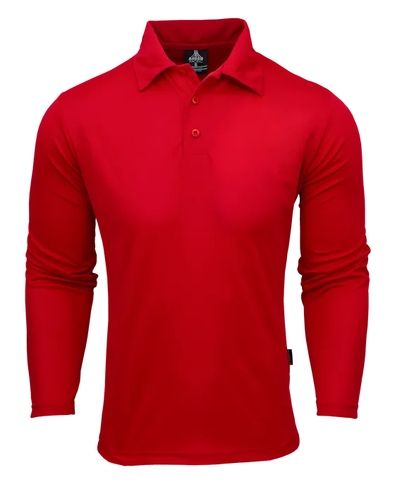 Botany Long Sleeve Mens Polo