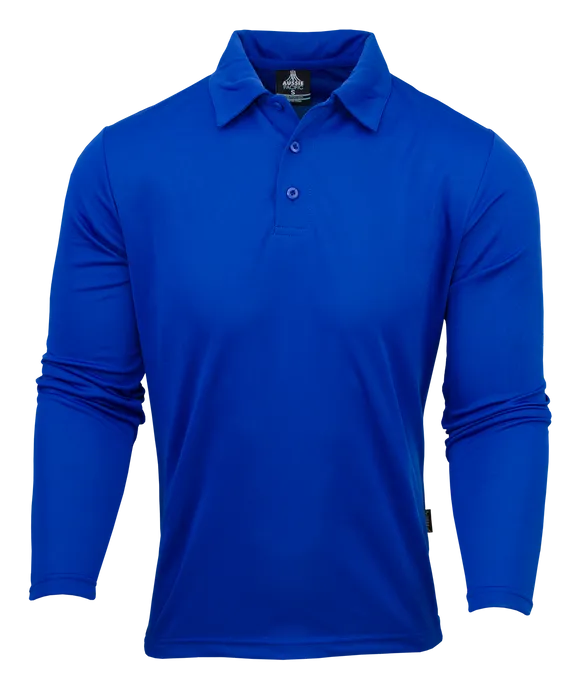 Botany Long Sleeve Mens Polo