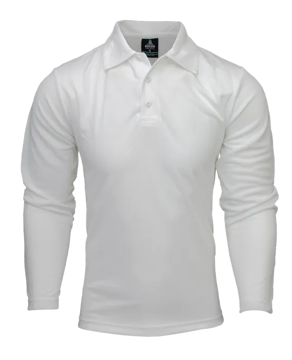 Botany Long Sleeve Mens Polo