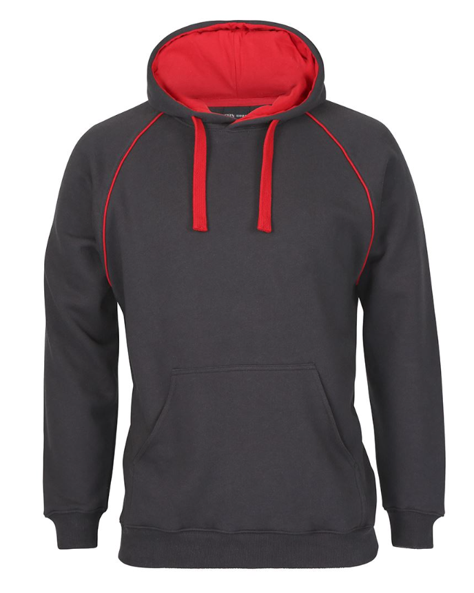 Contrast Fleecy Hoodie Adults