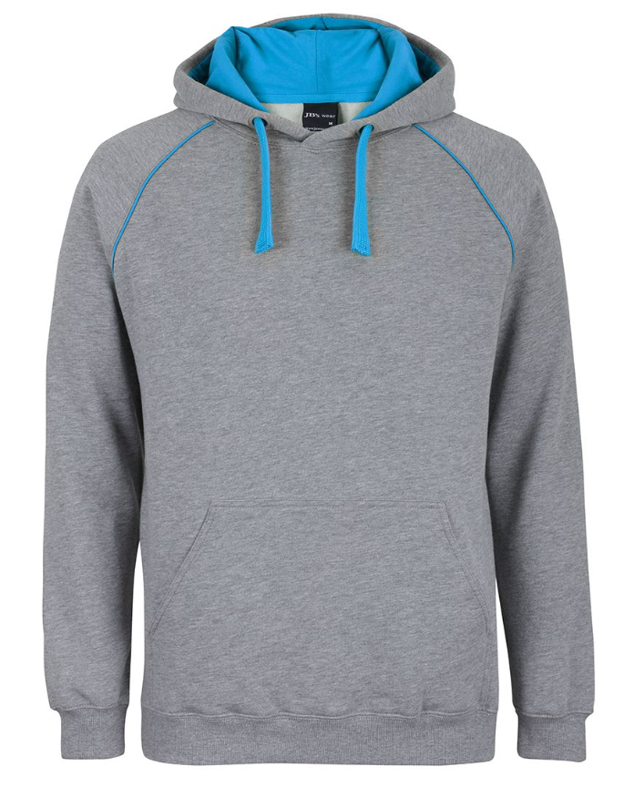 Contrast Fleecy Hoodie Adults