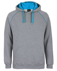 Contrast Fleecy Hoodie Adults