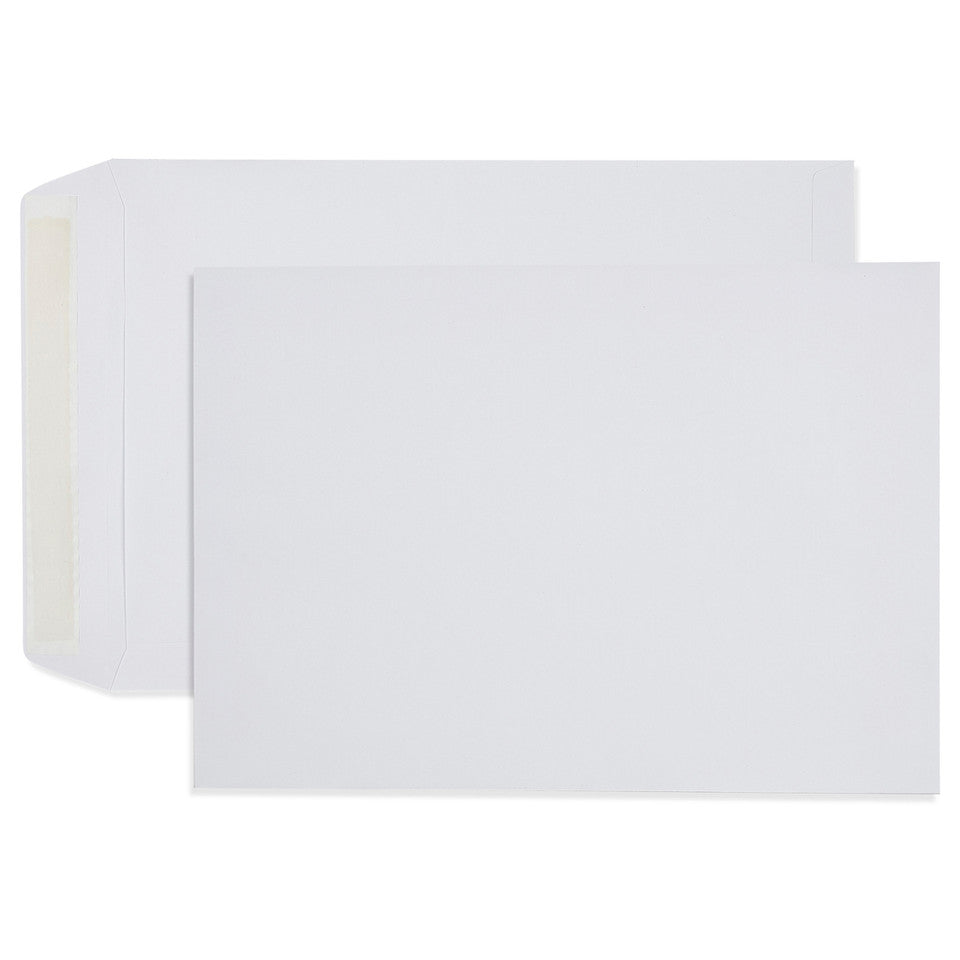 Cumberland Heavy White Pocket Envelope C4 – Strip Seal (Box of 250)