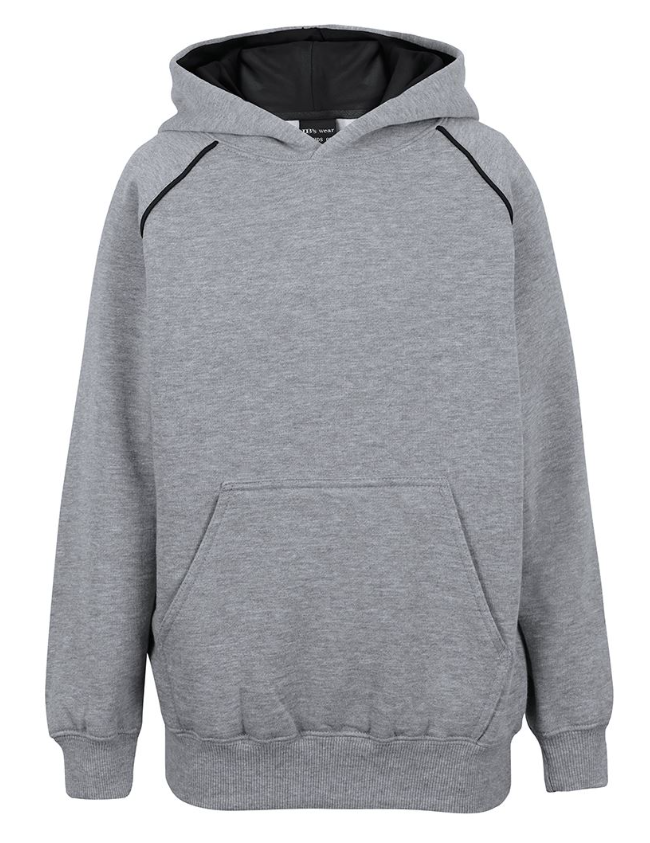 Contrast Fleecy Hoodie Kids