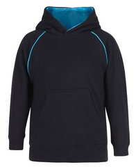 Contrast Fleecy Hoodie Kids