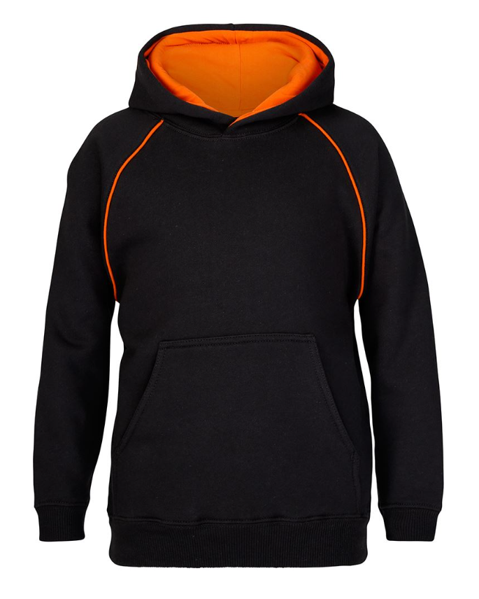 Contrast Fleecy Hoodie Kids