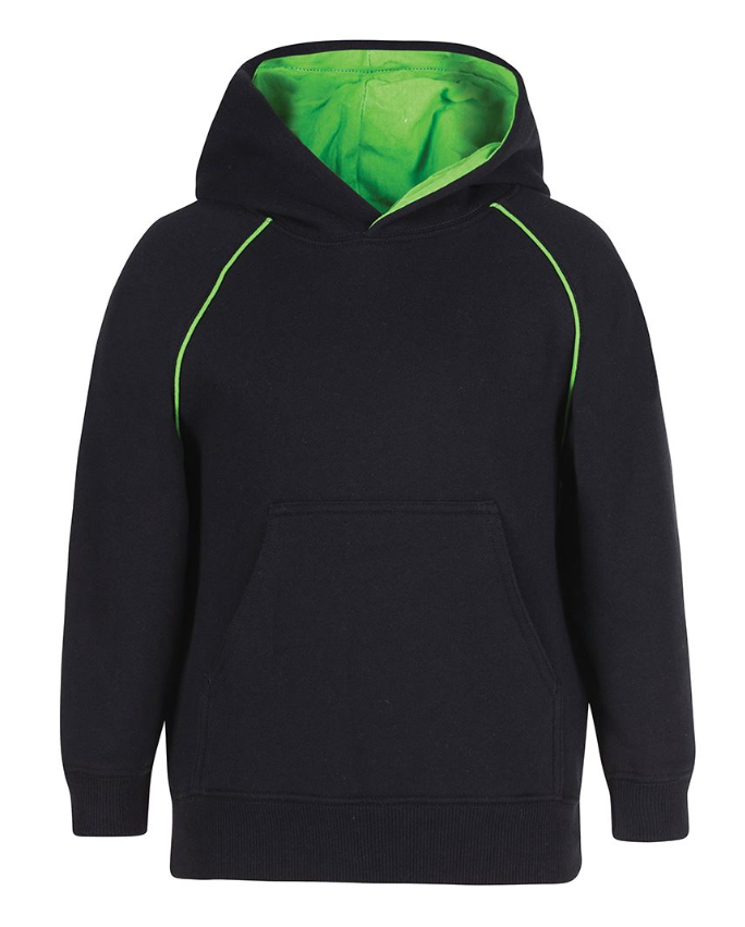 Contrast Fleecy Hoodie Kids