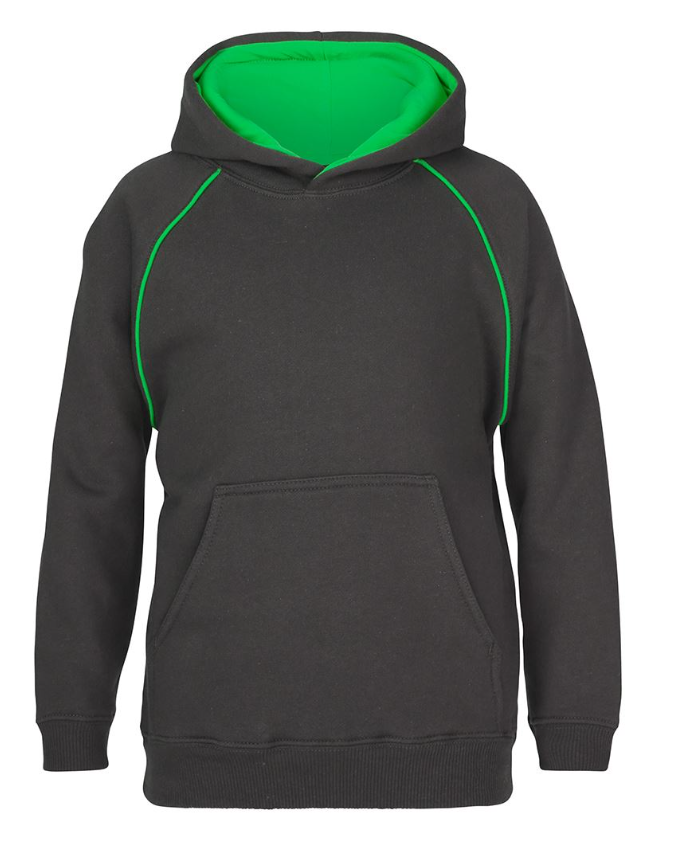 Contrast Fleecy Hoodie Kids