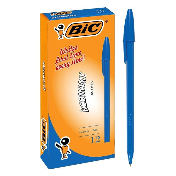 BIC ECONOMY BALLPOINT PENS MEDIUM